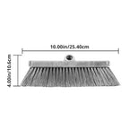 SPARTA 41278EC02 Flo-Thru Plastic Wall Scrub Brush, Equipment Brush With Soft Nylex Bristles For Industrial Kitchens, Hospitals, Commercial Cleaning, 4 Inches, White