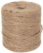 984 Feet Jute Twine String 2mm Handmade Natural Thin Twine for Crafts Gardening Garden Plant Gift Wrapping Art Decoration Packing Material Christmas Long Twine (3 ply)
