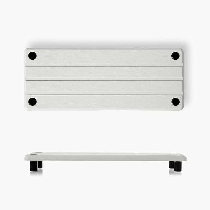 Instant Dry Sink Caddy Kitchen Sink Organizer, Quick Drying Diatomaceous Earth Stone Sink Tray Sponge Holder Soap Dish, Bathroom Countertop Vanity Dispenser Toothbrush Bottle, White, 10" x 4"