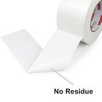 White Duct Tape 3 inch, Industrial Grade 3 inches x 55 Yards (164 ft), 9 Mil Heavy-Duty, Waterproof, UV Resistant for Crafts & Home Improvement