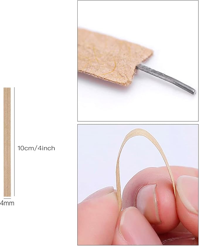 1000 Pcs Twist Ties, Kraft Paper Twist Ties Plant Ties Reusable Bread Ties for Party Cello Candy Coffee Treat Bags Cake Pops