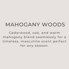 River Birch Mahogany Woods Scented Linen and Room Spray | Home Fragrance | 4 oz Glass Amber Bottle | Luxury Signature Scent | Handmade in Texas