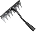 Gardening Hand Weeder Puller Tool, Manual Weeder with Detachable Blade Weeder Puller Tool,High-Carbon Steel Weed Removal Tool for Farm Lawn Garden, 5/6/7/8 Teeth Sizes (8 Teeth)