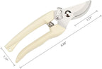 20 Pcs Garden Scissors for Plant, Tip Pruning Shears for Cutting Flowers, Trimming Plants, Bonsai and Fruits Picking (Bypass Blade Pruner)