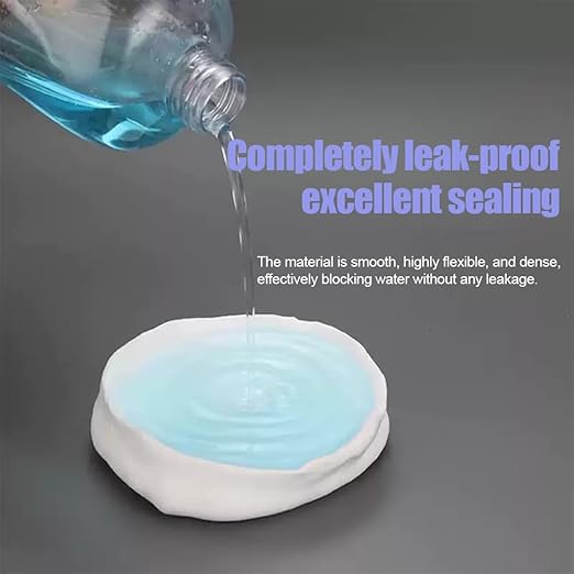 White Waterproof Duct Seal Putty (6 pcs), Moldable Plumbers Putty and Sealing Clay for Indoor & Outdoor Use – Quick Mending for Air Conditioning Holes, Drain Connections, Ideal for Wall Hole Repairs