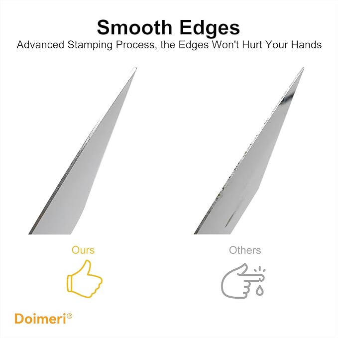 6 Pack Putty Knife, 1” 1.5” 2” 3” 4” 5” Spackle Knives, Premium Stainless Steel Paint Scraper, Perfect Tools for Repairing Drywall, Removing Wallpaper, Applying Mud or Plaster