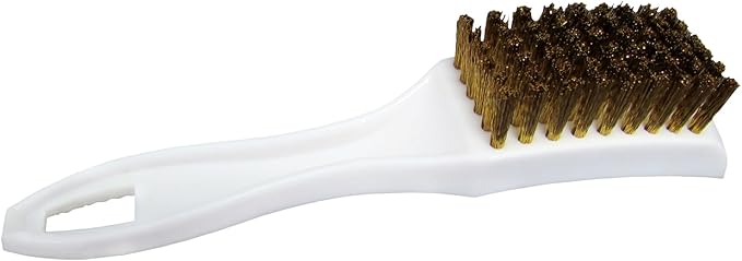 STAR BRITE Small Plastic Utility Brush with Brass Bristles (040069)