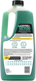 Zep Drain Defense Pipe Build-Up Remover - 64 Ounces - ZLDC648 - Professional Strength Liquid Pipe Build Up Remover,GREEN & Roebic K-97 Main Line Cleaner, Exclusive Bacteria Digests Paper, Fats