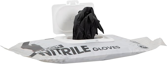 ForPro Disposable Nitrile Gloves, Chemical Resistant, Powder-Free, Latex-Free, Non-Sterile, Food Safe, 4 Mil