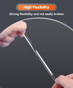 Large Mounting Putty No Trace, Museum Double Sided Tape Glue Adhesive Dots Clear Sticky Tack, Non-Toxic Picture Hanging Adhesive, 0.39 x 0.78 in (252 Pcs)