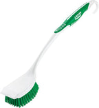 Libman Long Handle Scrub Brush - Item Model Number: 00010 - Ergonomic Rubber Grip Won't Slip When Wet.