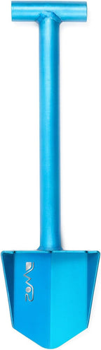 DMOS Nomad Shovel - Lightweight Aluminum Trowel for Camping, Overland, Hunting, & Off-Road Use - Azure - Mini