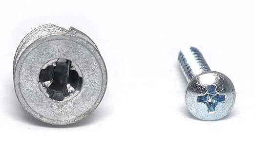 CONFAST Zinc Self-Drilling Drywall/Hollow-Wall Anchor Kit, 100 Pieces (50#8 Anchors+50 Zinc Plated Screws)