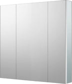 Sunrosa Aluminum Bathroom Medicine Cabinet with Mirror, 36"27.5", Wall-mountable and Recessed-in, 3-door Cabinet Organizer