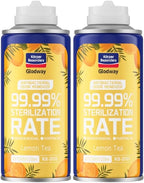 Glodway Air Refresher,Odor Eliminator Remover Spray,Odor Remover,Lemon Long-Lasting Scent For Home,Couch,Mattress,Furniture, bathroom,Fabrics & Trash,6 Ounce,2 pack