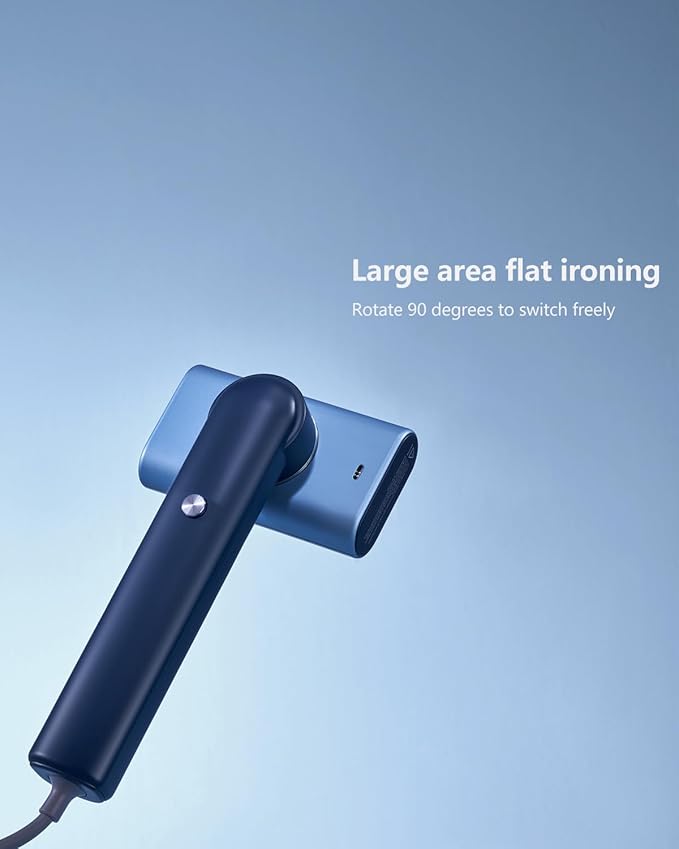 G9 Steam 2-in-1 Professional Handheld Travel Steamer for Clothes, Just 1lbs Lightly, 8 Minutes of Continuous Strong Steam, 1200W Light Steam Iron for travel and home