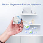 KIISIISO Commercial Household Bathroom Cleaners, 28 Pack Toilet Bowl Cleaner Tablets, Automatic Toilet Tank Cleaners, Multipurpose Janitorial Deodorizers(Blue and White)