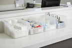 Hudson Exchange 9-1/2" x 6" x 5" Plastic Stackable Storage Bin and Hanging Container (Clear, 1 Pack)