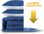 MEIQIHOME Vacuum Storage Bags, Space Saver Sealer Bags,Vacuum seal bags for clothing, Pillows, Comforters, Blankets, Bedding,Travel,6 XXL