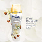 Downy Light Laundry Scent Booster Beads for Washer, Shea Blossom, 18.2 oz, with No Heavy Perfumes