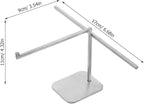 Eyewear Storage Rack: Stainless Steel Eyeglasses Display Rack - Desktop Sunglasses Organizer Holder for Home, Office Or Store Display