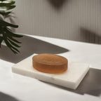 White Soap Dish Tray Marble Soap Holder Trinket Plate for Bathroom Sink Kitchen Countertop Bedroom Vanity Bathroom Accessory Rectangular