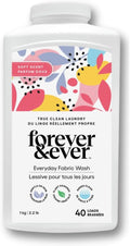 All Natural Laundry Detergent Powder, Gentle Clean Laundry Detergent, Enzyme Free, Plant Based, Biodegradable, Eco Friendly Washing Powder, High Efficiency Premium Wash, Soft Scented, 2.2lbs