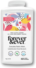 All Natural Laundry Detergent Powder, Gentle Clean Laundry Detergent, Enzyme Free, Plant Based, Biodegradable, Eco Friendly Washing Powder, High Efficiency Premium Wash, Soft Scented, 2.2lbs