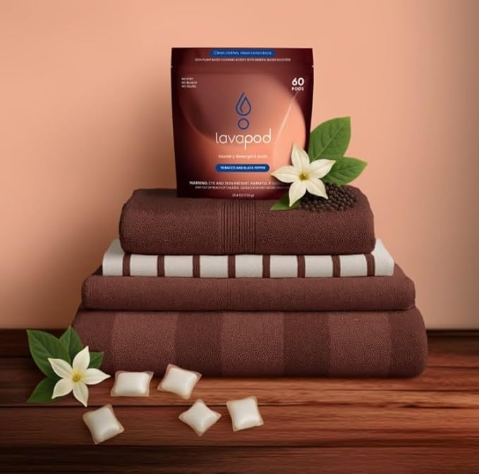 Luxury Laundry Pods - Plant-Based Detergent with Master Perfumer Fragrances - Made in USA - 60 Count