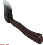 12" High Density Foam Hand Axe Viking Barbarian Theater Prop Brown