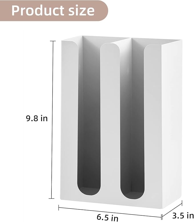 Magnetic Dryer Ball Holder for Laundry Room,Iron Dryer Ball Dispenser for Laundry Storage Container,Laundry Dryer Balls Organizer,Magnetic Dryer Ball Basket,Laundry Room Organizer,White(No Balls)