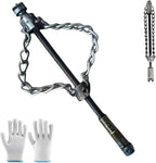 Flex‑Shaft Sewer Descaling Chain, Cable Sewers Dredge Flex for 16mm Spring, Push-Type Rotary Oil Pollution in Pipeline Blocks Drilling Tools (1Pc)