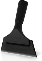 EHDIS Small Squeegee 5 inch Rubber Window Tint Windshield Scraper for Car,Glass, Mirror, Shower, Door,Bathroom Cleaning (Pure Black)
