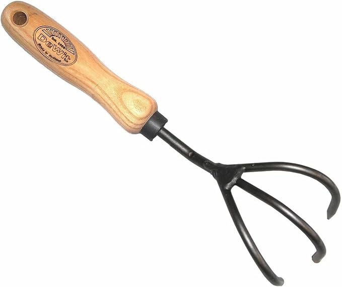 Dewit 3-Piece Tool Gift Set with 3-Tine Cultivator, Forged Trowel and Forged Hand Fork