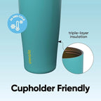 Owala FreeSip Sway Insulated Stainless Steel Water Bottle with Two-Way Spout, Built-In Straw and Bucket Handle, Made for Travel, School, and Sports, 40oz, BPA Free, Leak Proof, Summer Sweetness