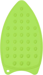 PATIKIL Silicone Iron Rest Pad, Multipurpose Hot Heat Resistant Iron Rest Plate Protective Pad for Ironing Board Hot Resistant Steamer Steam Compact Mat, Green