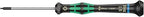 Wera 2052/6 Kraftform Micro Ballhead Hexagon Electronics Screwdriver Set and Rack, 6-Piece