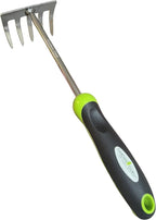 Garden Guru Stainless Steel Hand Rake Cultivator Tiller Tool - Stainless Steel for Ultimate Strength - Rust Resistant - Ergonomic Handle - Gardening Cultivating Loosening Weeding Mulching (2 Pack)