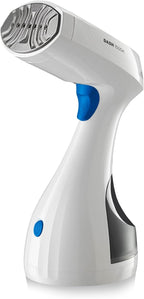 Reliable Dash 150GHB Portable Garment Steamer,Handheld Steamer with Fabric Brush, Light Weight Travel Steamer with Continuous Steam and Auto Shut-off, Shirt, Pants & More (White)