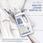 Bleu Lavande - 3-Pack Natural Fabric Softener – Concentrated Lavender Liquid Softener - Biodegradable, Eco-friendly, Hypoallergenic - Chloride & Phosphate-free - Aromatherapy - (38 loads-950 ml) x3