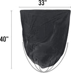 33 Gallon Trash Bags, 250 Count Bulk, Black Garbage bags, Multi-purpose Trash Can Bin Liners for Home Commercial, Outdoor, Construction, Industrial, Janitorial, Municipal, Lawn, Leaf