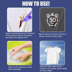 2 PCS Active Enzyme Laundry Detergent, Active Enzyme Laundry Stain Remover, Garment Stubborn Stain Cleaner Oil Remover, Clothes Oil Stain RemoverWhite Shirt Guardian