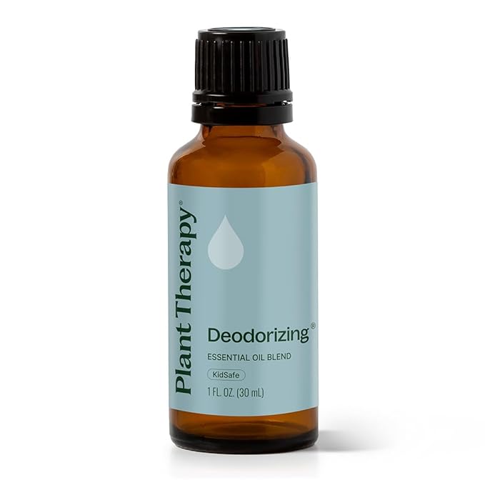 Plant Therapy Deodorizing Essential Oil Blend 30 mL (1 oz) 100% Pure, Undiluted, Therapeutic Grade
