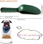 Plastic Garden Shovel Plant Hand Trowels 3 Pack Soil Planting Digging Transplanting Multi-Function Beach Sand Pet's Food Scoop Garden Tools