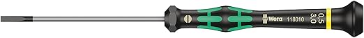 Wera 2035/6 Kraftform MicroSlotted/Phillips Electronics Screwdriver Set and Rack, 6-Piece