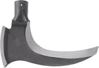 Grass Sickle, Manganese Steel Portable Held Sickle Tool Grass Lawn Gardening Farming Weed Remover Scythe Blade Cutter Grafting Knife for Outdoor Gardening, Clearing Vines (Single Cutter Head)