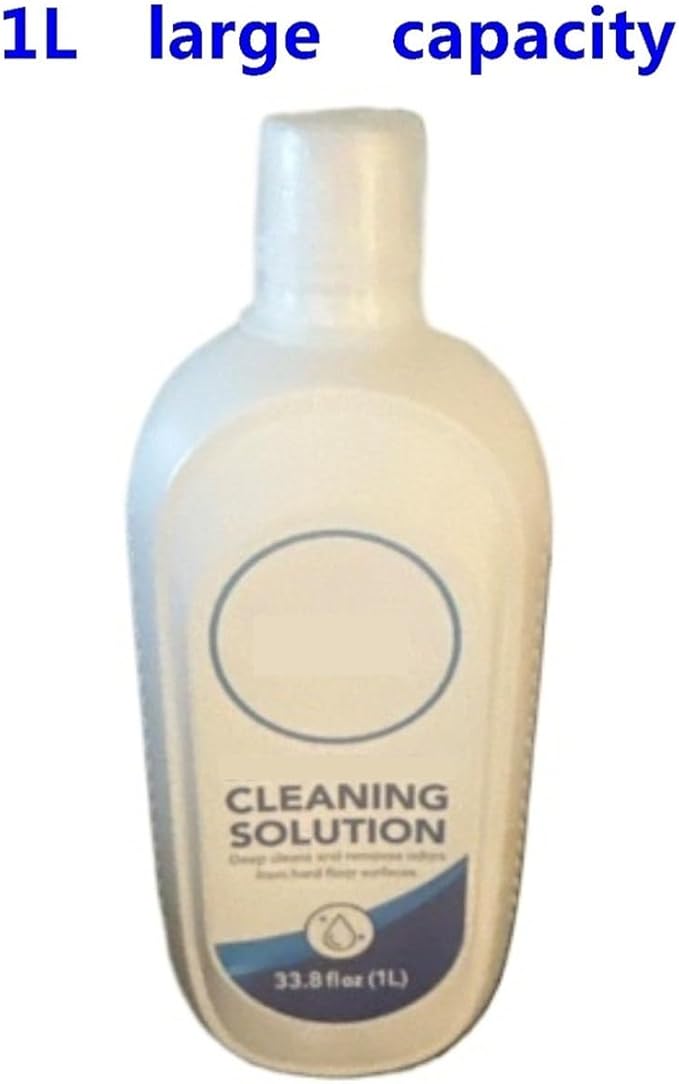 Cleaning Solution。Floor Cleaning Solution。1 Liter-33.8 Fl Oz。Compatible For Tineco。iFLOOR Series, FLOOR ONE S3 / S5 / S6 / S7 Series Wet Dry Vacuum，Incompatible Steam(1 PCS)