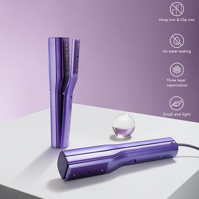 Portable handheld Travel clip Steamer for Clothes, Just 0.9lbs Lightly, 10 Minutes of Continuous Steam, mini iron for travel and home