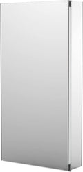Sunrosa Medicine Cabinet with Mirror, 16" W x 31.5" H, 1 Door, Wall-Mounted & Recessed Bathroom Medicine Cabinet with Tempered Glass Mirror