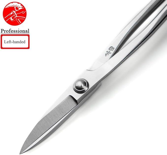 Left-handed Bonsai Scissors Professional Grade Bonsai Shears Alloy Steel Bonsai Tools Equip With Tool Bag (MT-LBS-210L)